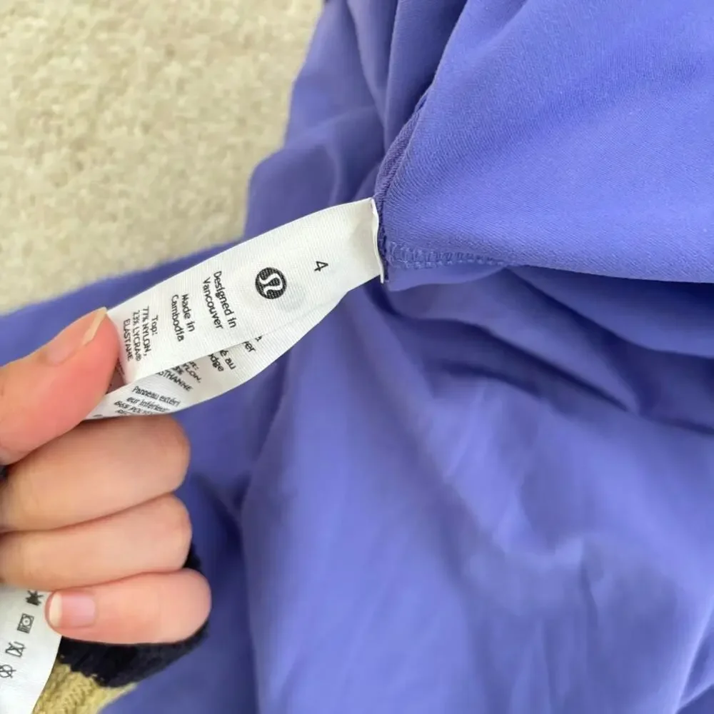 Lululemon purple tennis dress with - Picture 4 of 5